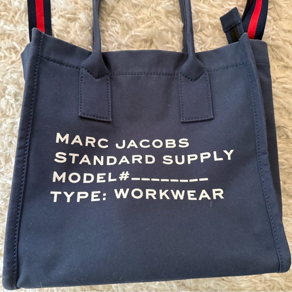 Marc Jacobs Blue Workwear Tote